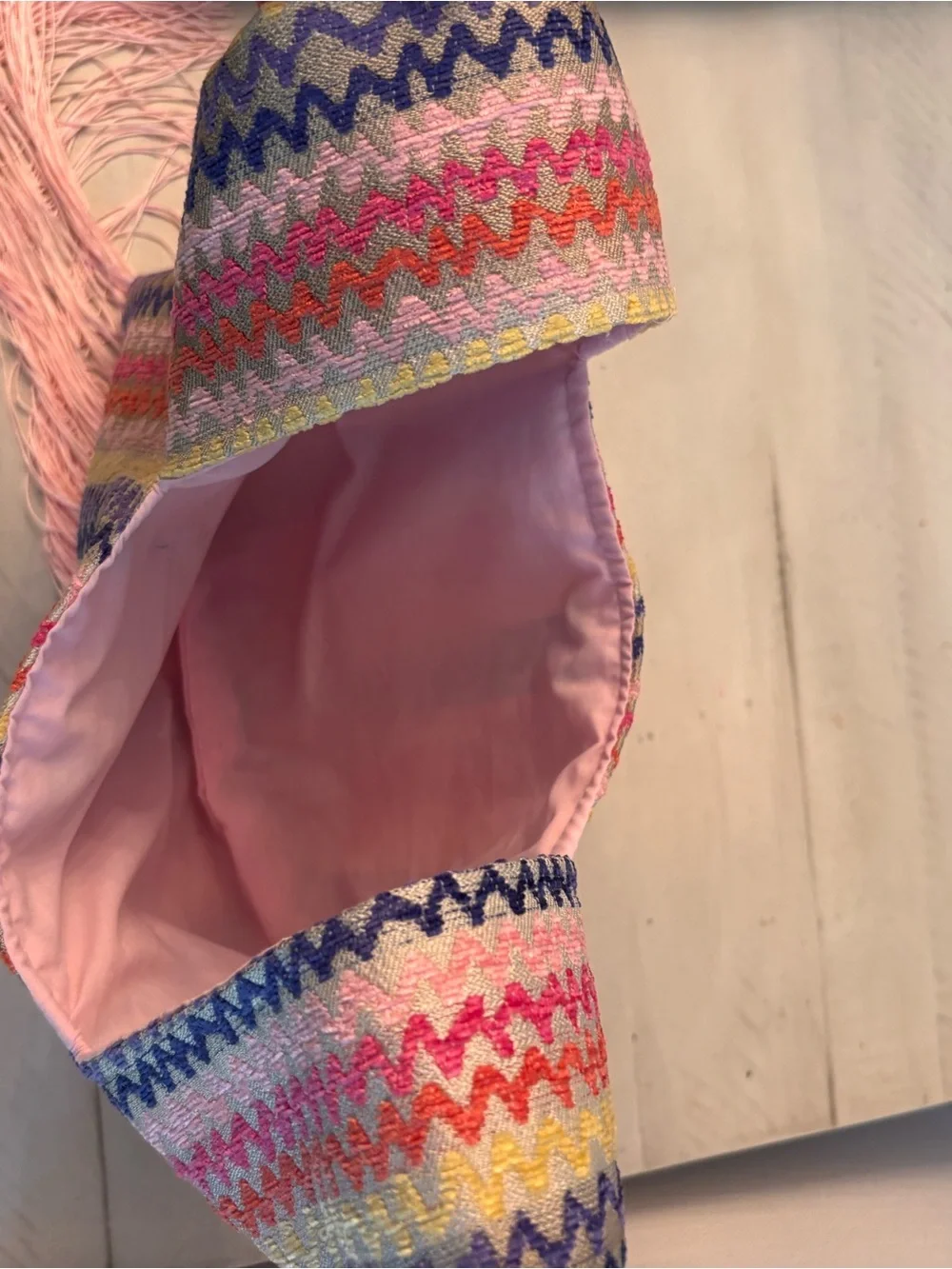 CUSTOM MADE MISSONI INSPIRED FRINGE KNOT BAG